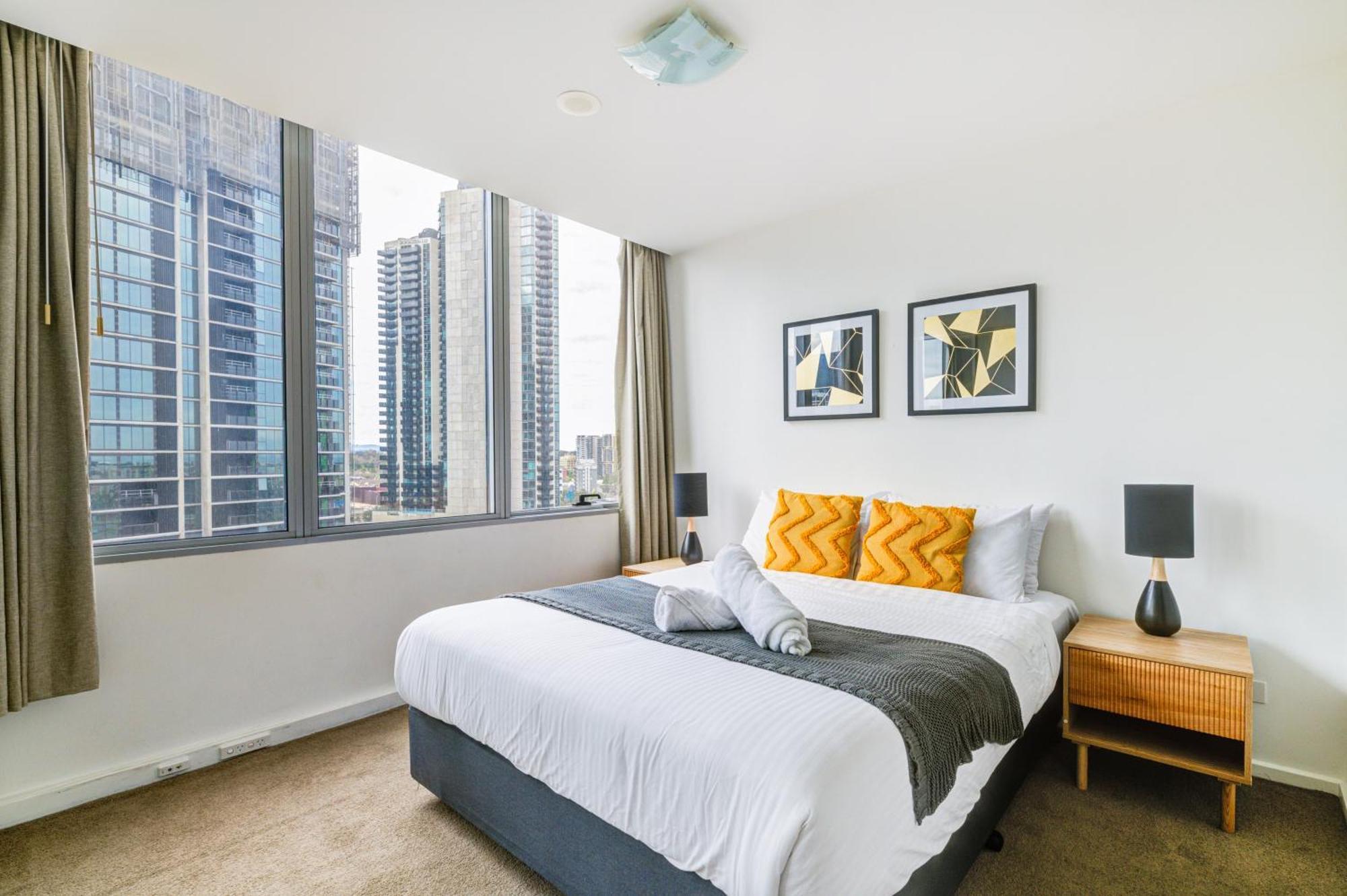 Mega Style Apartments Mainpoint Melbourne Oda fotoğraf