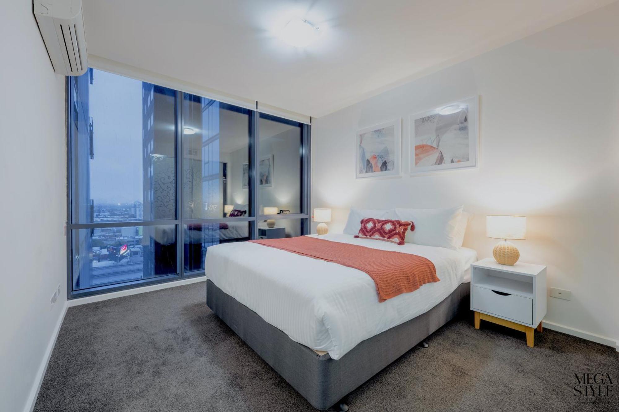 Mega Style Apartments Mainpoint Melbourne Oda fotoğraf