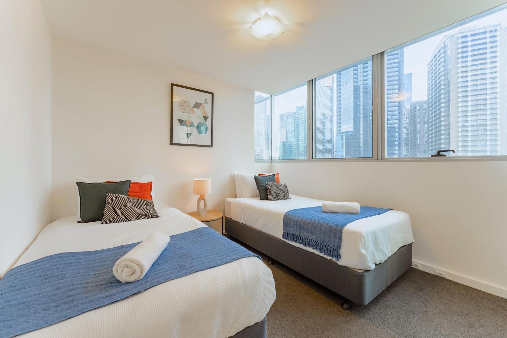 Mega Style Apartments Mainpoint Melbourne Oda fotoğraf