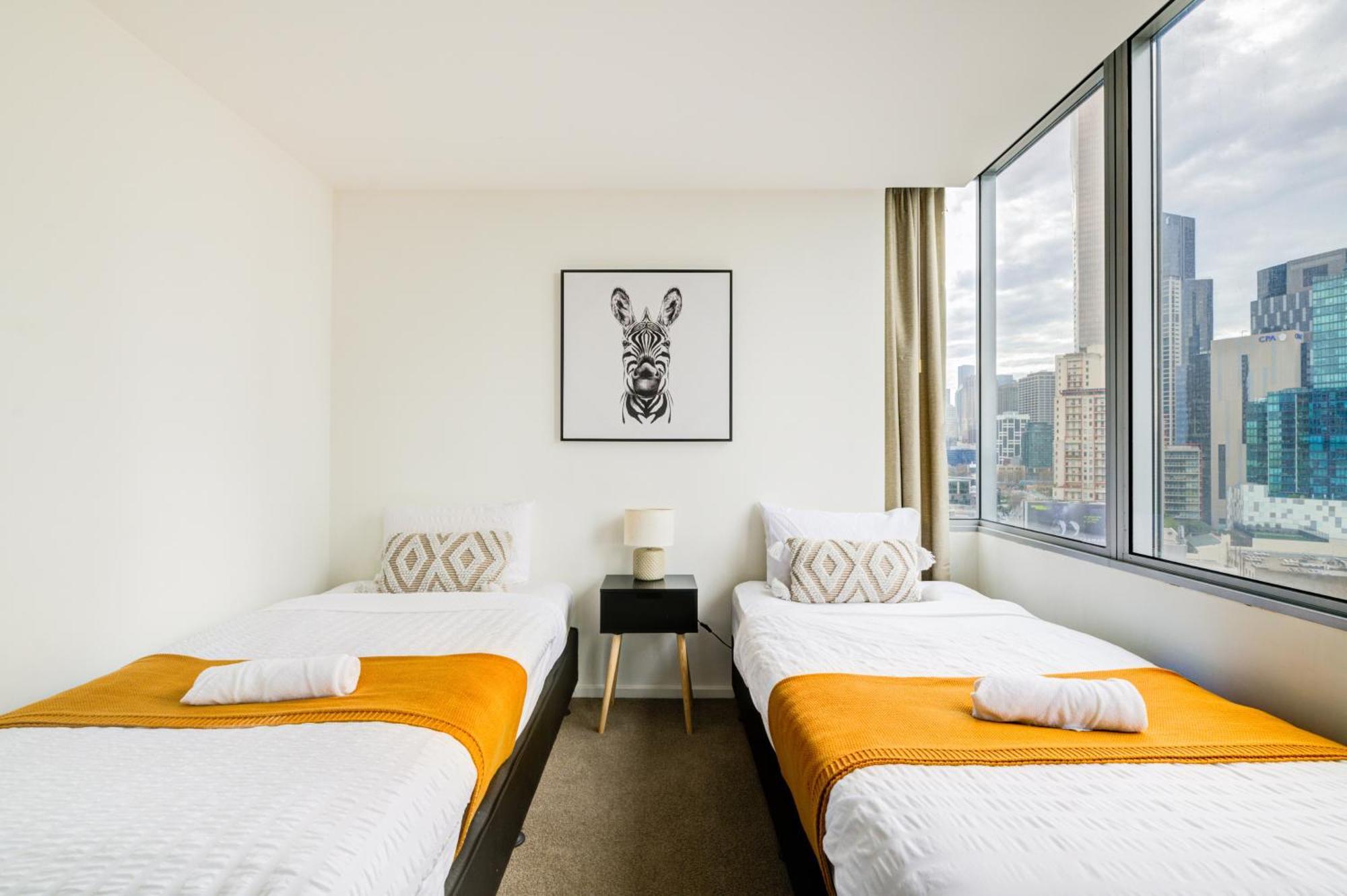 Mega Style Apartments Mainpoint Melbourne Oda fotoğraf
