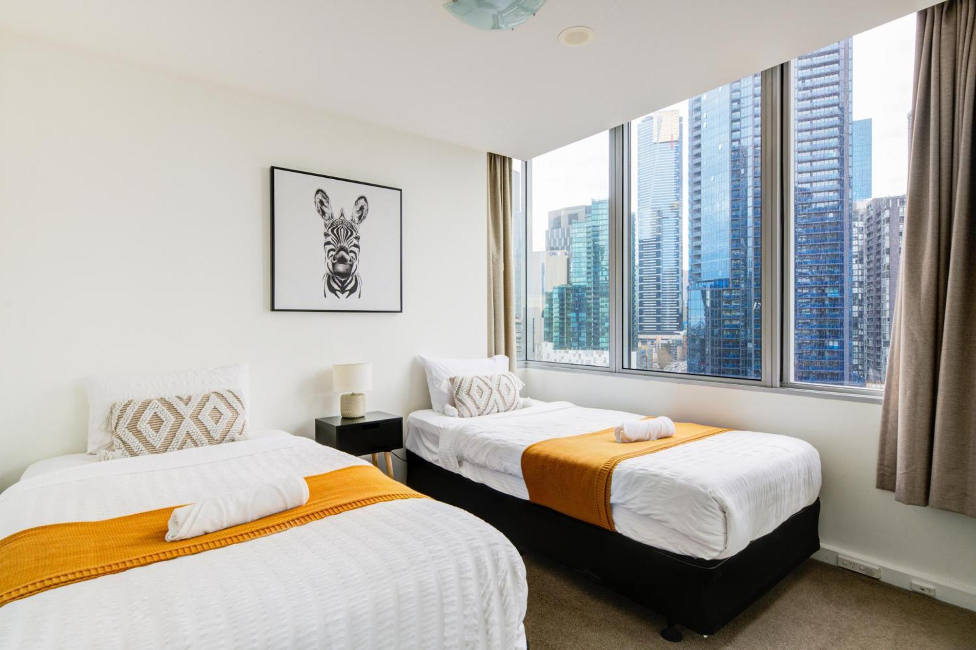 Mega Style Apartments Mainpoint Melbourne Oda fotoğraf