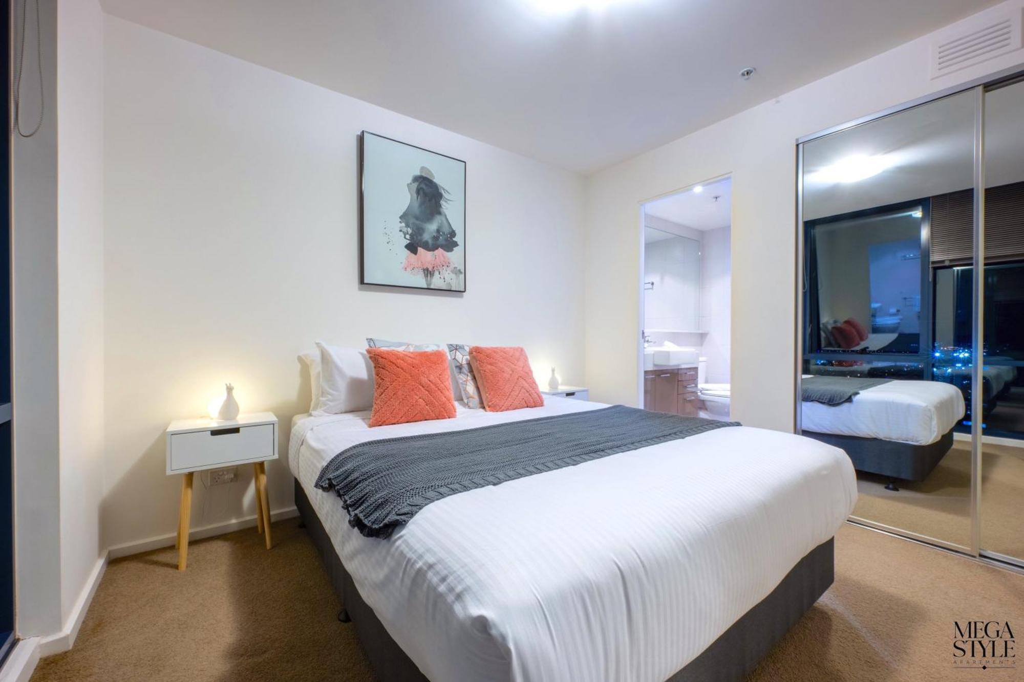 Mega Style Apartments Mainpoint Melbourne Oda fotoğraf