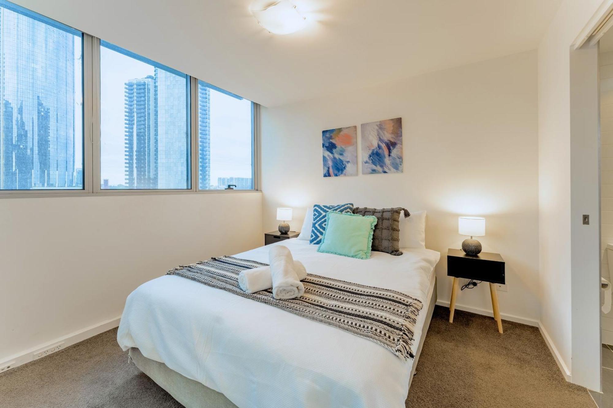 Mega Style Apartments Mainpoint Melbourne Oda fotoğraf