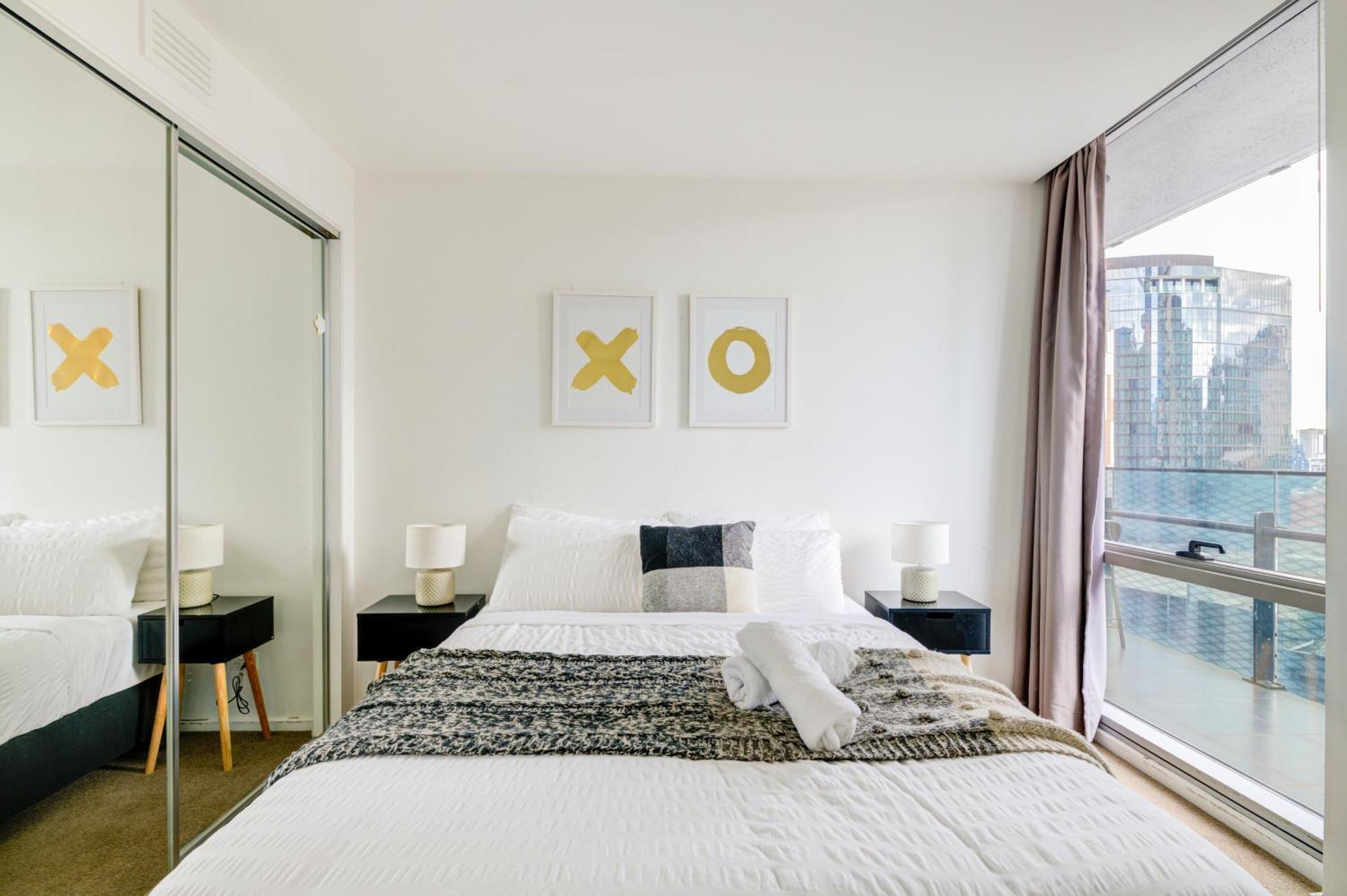 Mega Style Apartments Mainpoint Melbourne Oda fotoğraf