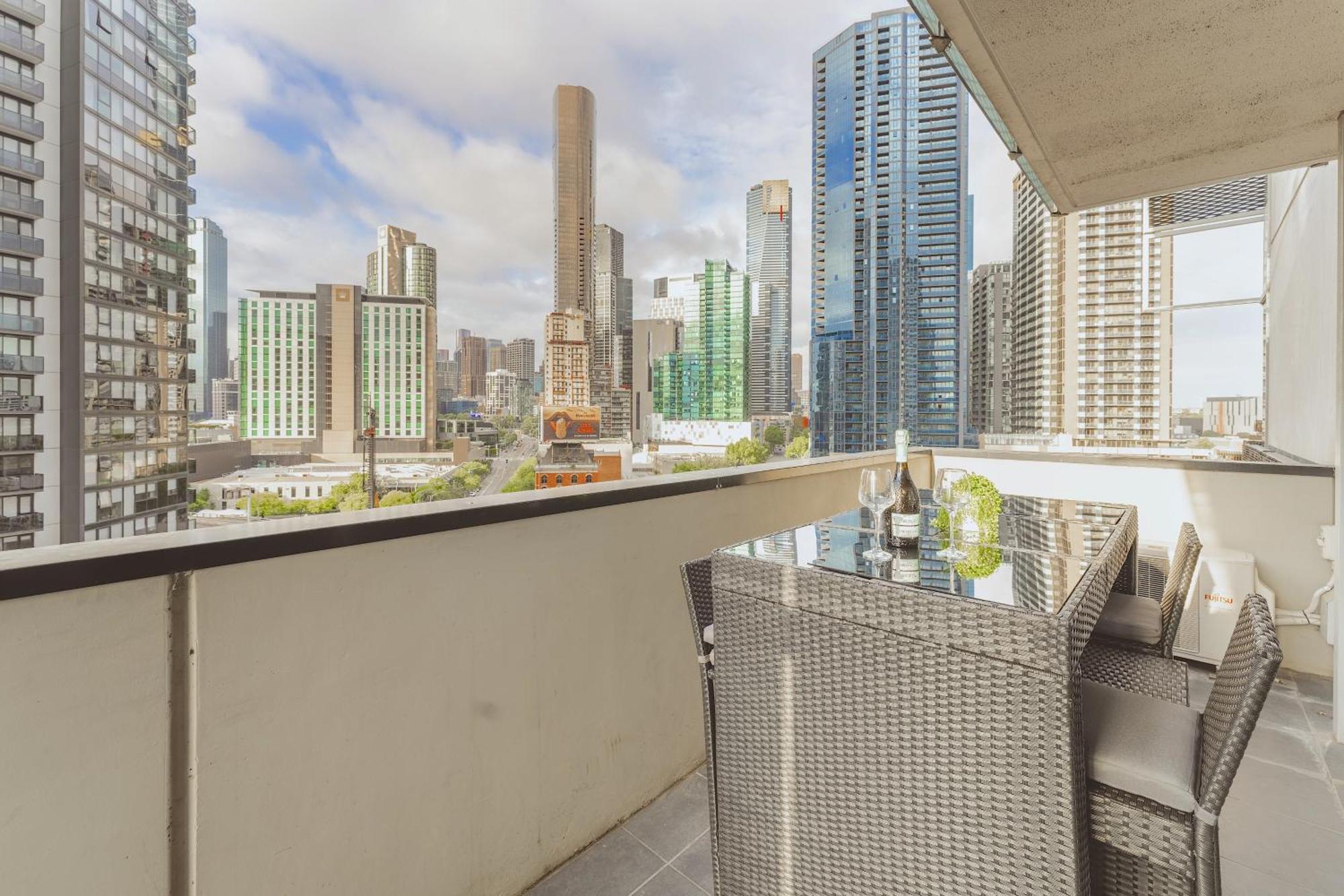 Mega Style Apartments Mainpoint Melbourne Oda fotoğraf