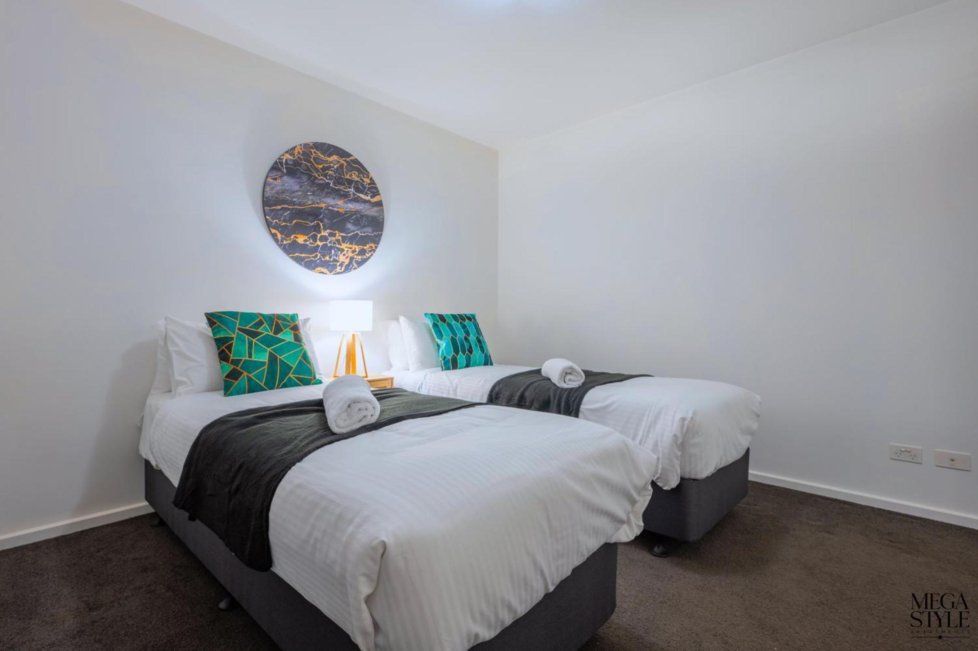 Mega Style Apartments Mainpoint Melbourne Oda fotoğraf