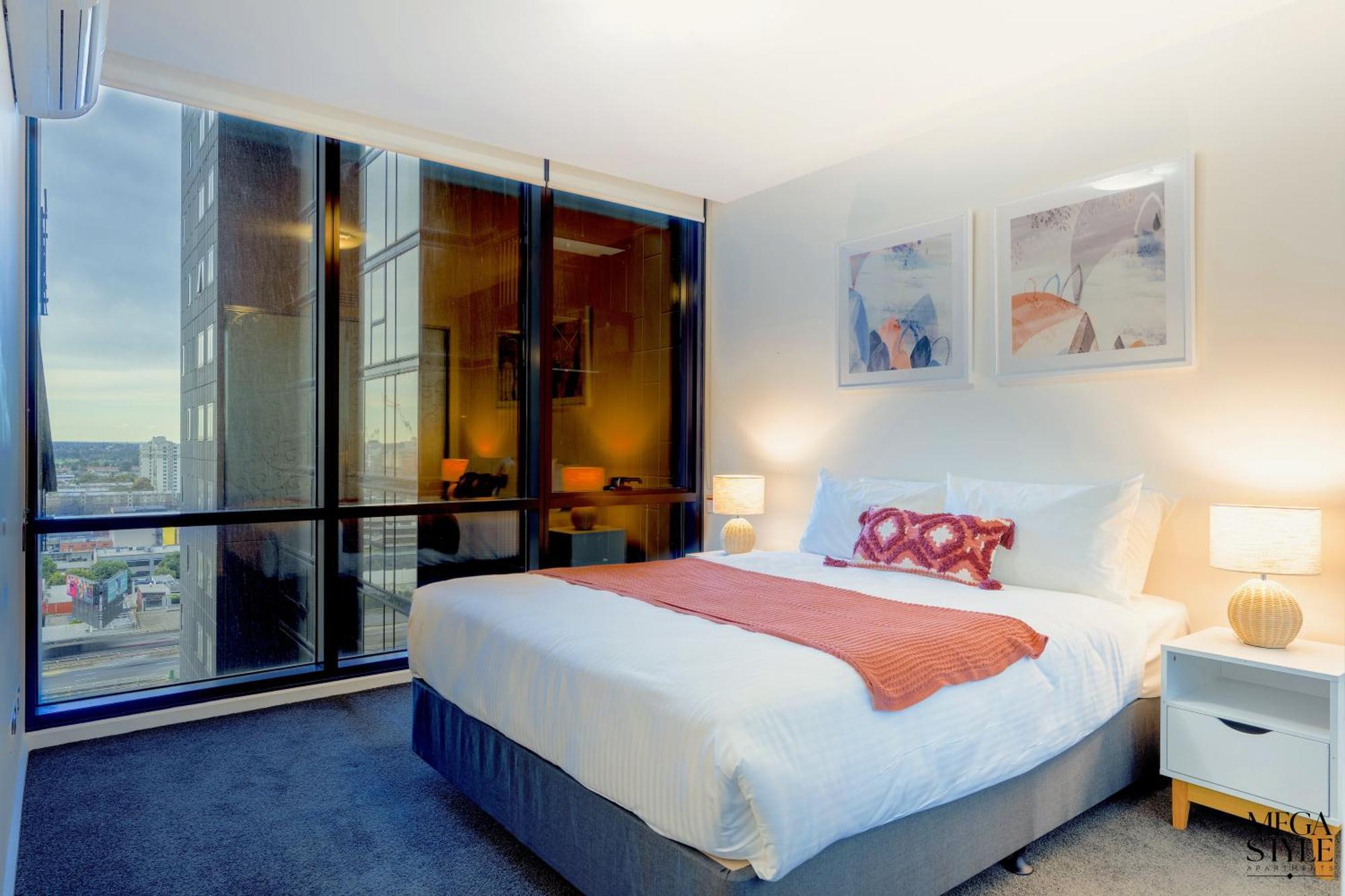 Mega Style Apartments Mainpoint Melbourne Oda fotoğraf