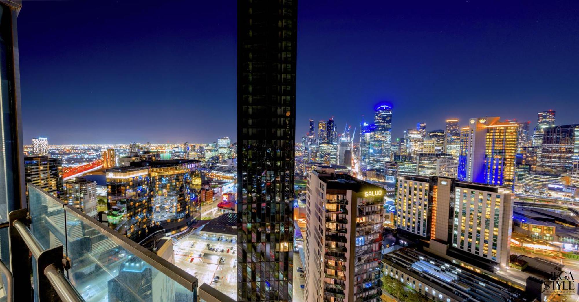 Mega Style Apartments Mainpoint Melbourne Oda fotoğraf