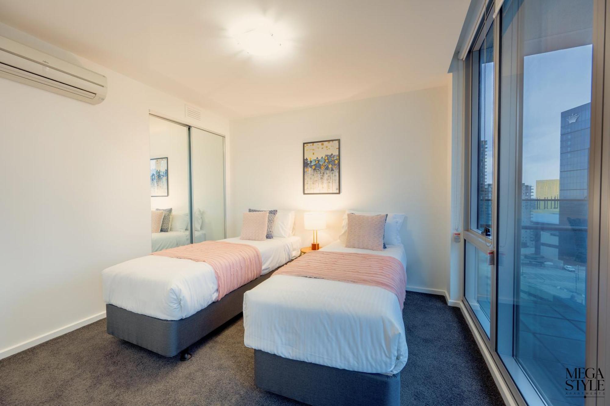 Mega Style Apartments Mainpoint Melbourne Oda fotoğraf