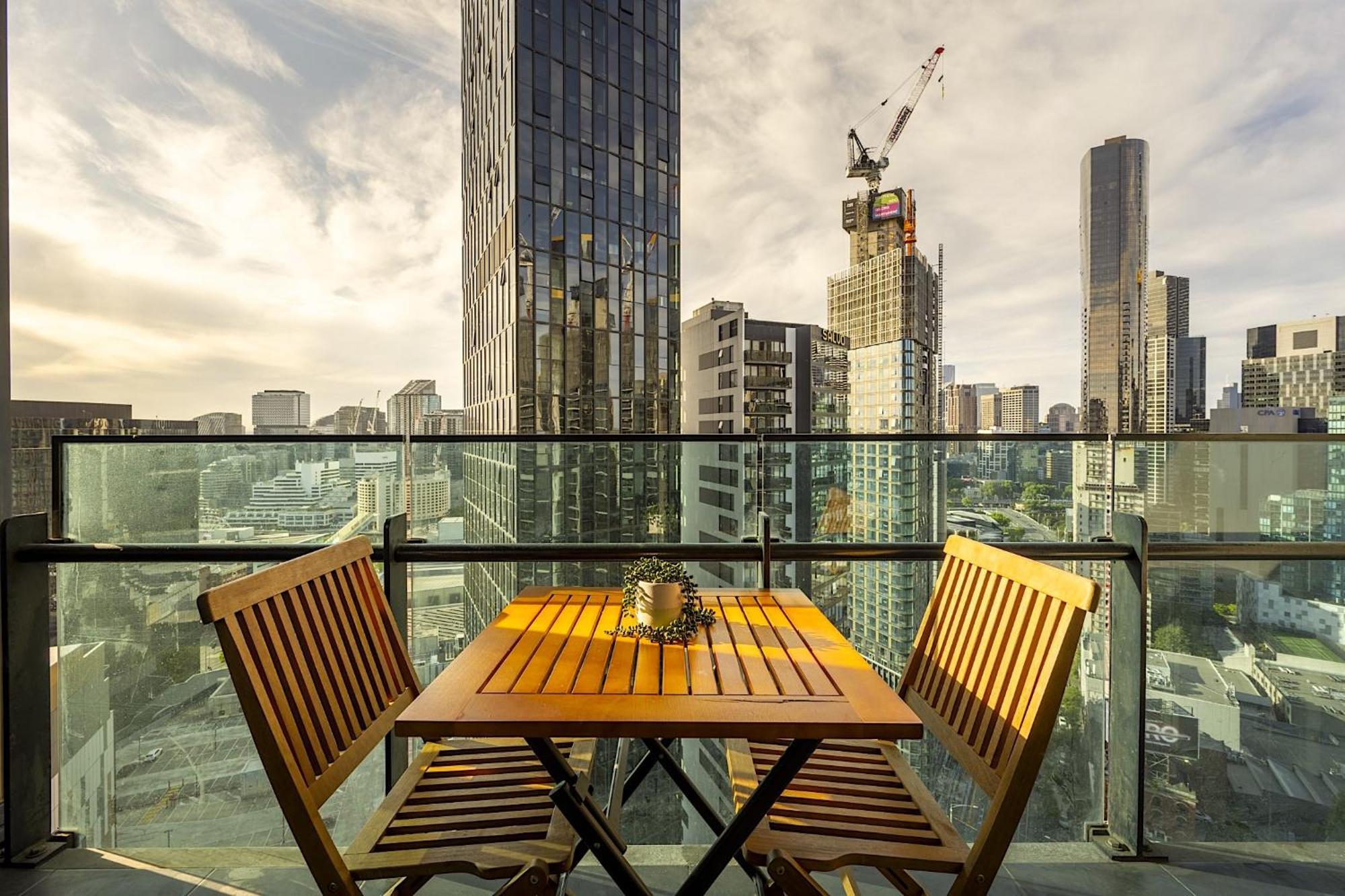 Mega Style Apartments Mainpoint Melbourne Oda fotoğraf