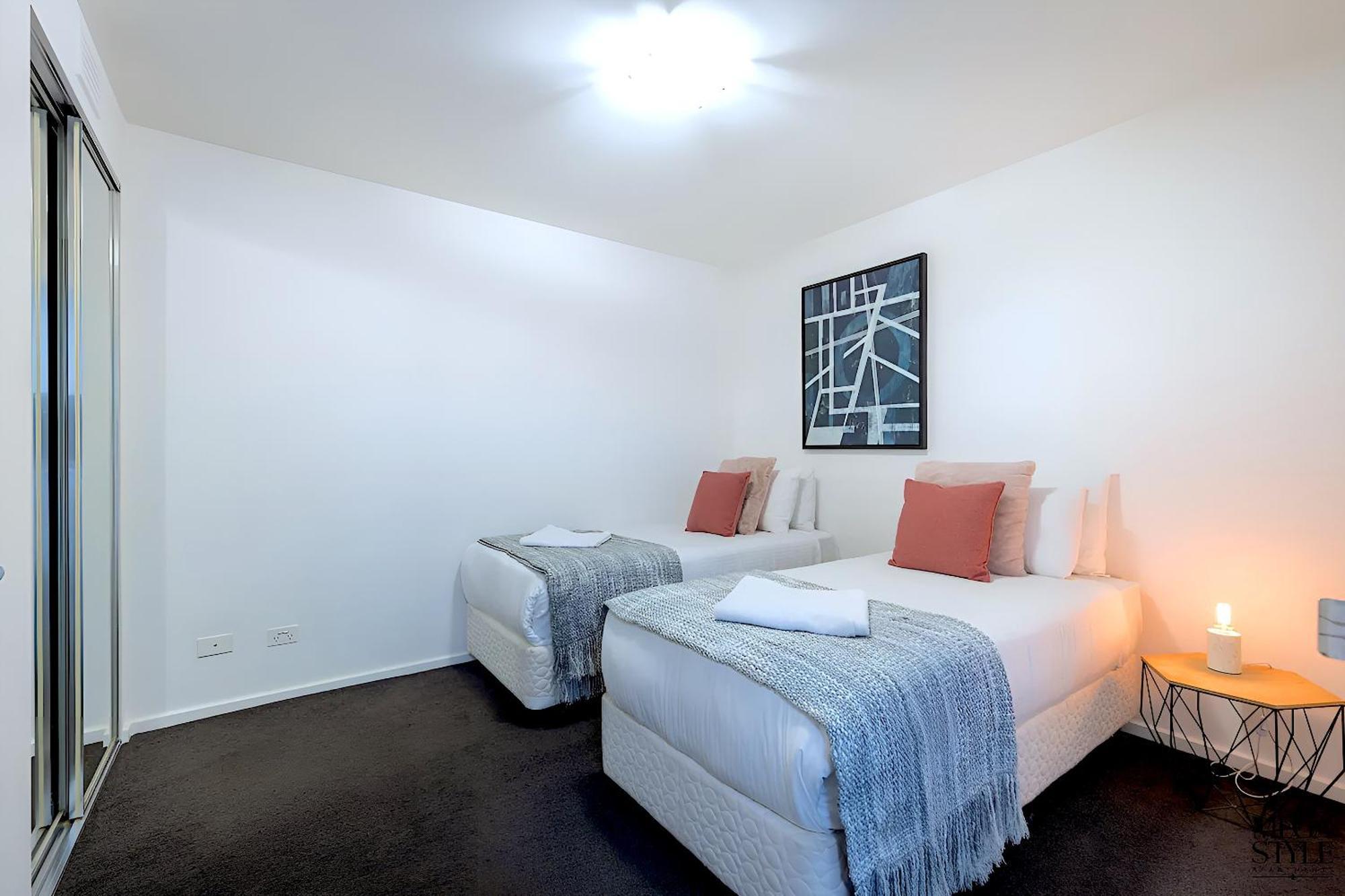 Mega Style Apartments Mainpoint Melbourne Oda fotoğraf